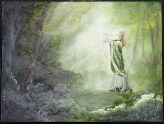 Elven Forest By Ariesnamarie