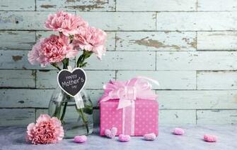Wallpaper Flowers Mother S Day Gift Carnation Hearts