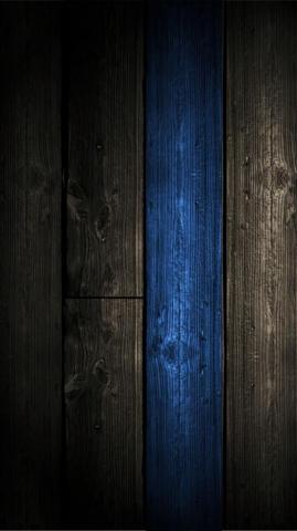 Wallpaper Wood Blue iPhone