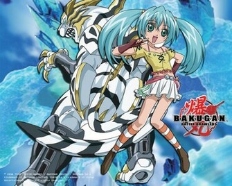 Runo Misaki Bakugan Girls Wallpaper