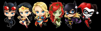Chibi Dc Girls By Meago