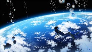 Illustration Fantasy Art Anime Planet Space Sky Earth