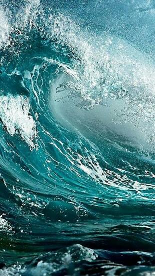 Ocean Waves iPhone 5s Wallpaper iPad