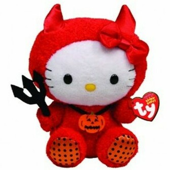Devil Hello Kitty Pictures Ty Beanie Baby Red