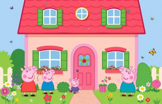 Peppa Pig House HD Wallpaper