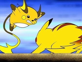 Pikachu Raichu Gif Wallpaper Pokemon