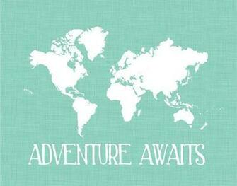 World Map Print Nursery Wall Decor Custom Colors Linen Paper