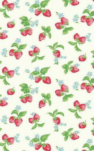 Cute Chic Strawberries Wallpaper Like
