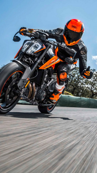 Thumbs Up Racer Ktm iPhone Wallpaper