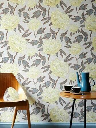 For A 50s Style Sundress Jocelyn Warner Wallpaper Via Design Sponge