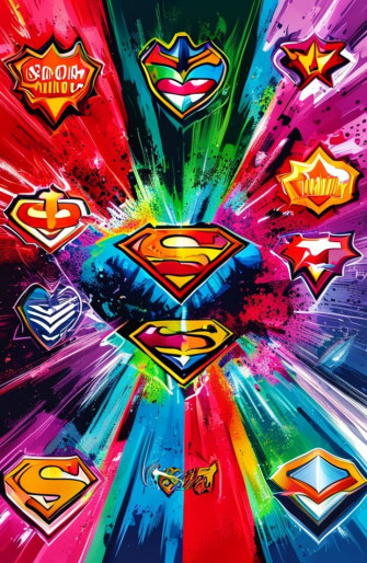 Superheroes Logos Wallpaper