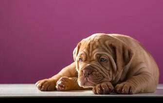Wallpaper Dogue De Bordeaux Dog Puppy