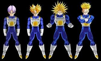 Trunks Super Saiyan Tranformations By Lucho1395