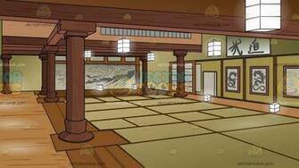 A Japanese Dojo Background An Indoor Training Place With Light