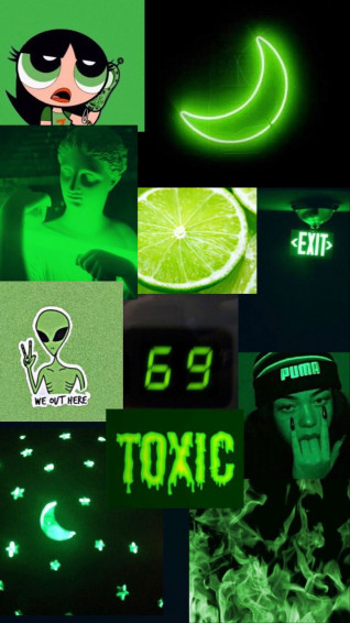 Neon Green Wallpaper Aesthetic