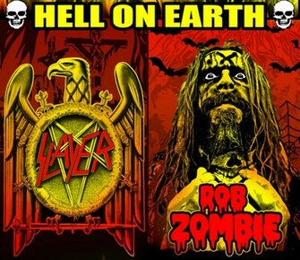 Metal Heavy White Zombie Rob Slayer Wallpaper Background