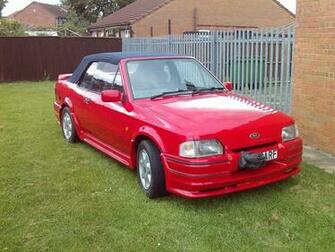 Ford Escort Mk4 Xr3i Mfi Cabriolet Convertible Soft