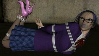School Girl Bound Wallpaper By Greencokebottle