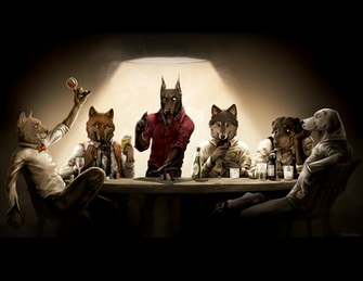 Sfondo Poker HD Animali Che Giocano Solosfondi