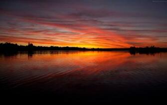 Lake Sunrise Desktop Wallpaper And S IwallHD