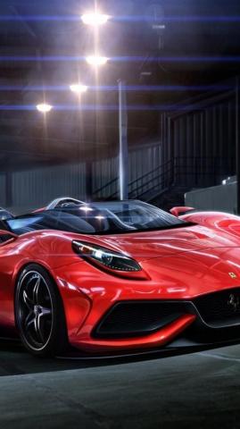 Sport Car iPhone X Wallpaper 3d