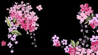 Black And Pink Floral Wallpaper At Wallpaperbro