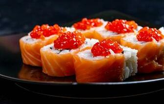 Wallpaper Close Up The Dark Background Food Fish Figure