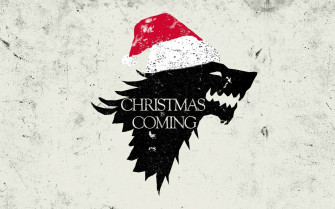 Christmas Is Coming Wolf Wallpaper Teahub Io