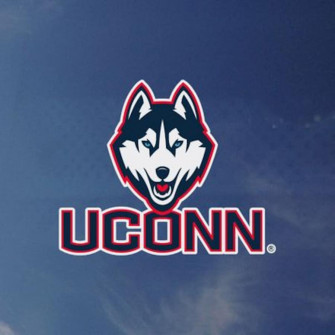 Uconn Color Shock Auto Decal