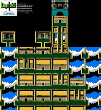 Crystalis Tower In The Sky Nintendo Nes Map Bg