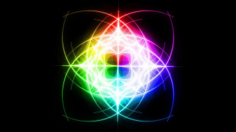 Neon Rainbow Background Designs Wallpaper