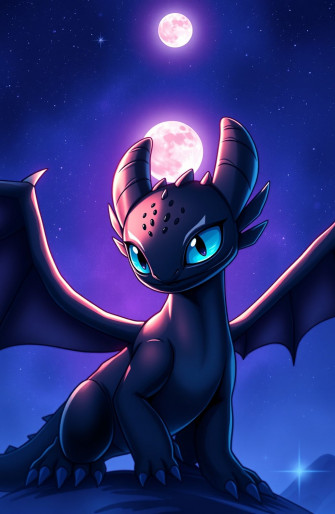 Alpha Toothless Wallpaper
