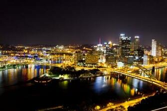 Pittsburgh At Night Wallpaper By