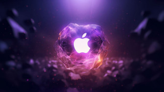 Apple Logo Background Digital 4k Wallpaper