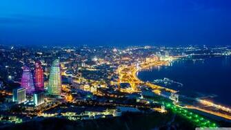 Baku Panorama 4k HD Desktop Wallpaper For Ultra Tv Wide