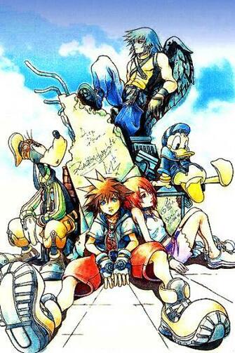 Kingdom Hearts Drawing iPhone By Adorablekitty08