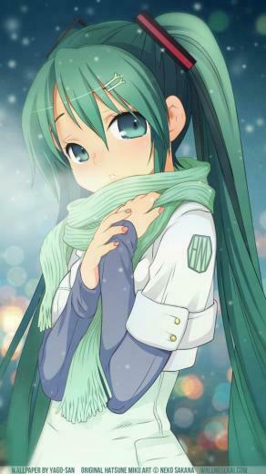Hatsune Miku iPhone Wallpaper