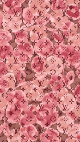 Pink Louis Vuitton iPhone Wallpaper