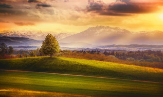 Stunning Swiss Alps Landscape Wallpaper