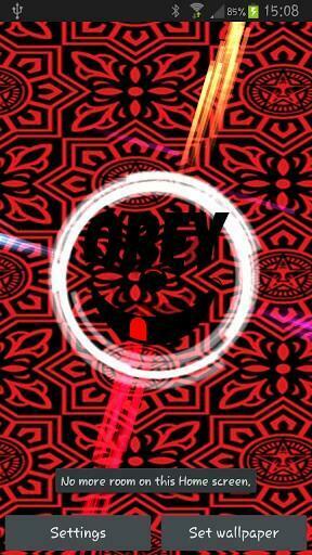 Bigger Obey Live Wallpaper For Android Screenshot