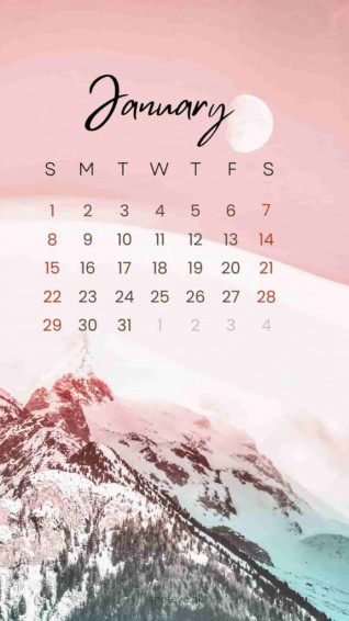 Printable January Calendar Calendars Shuteye