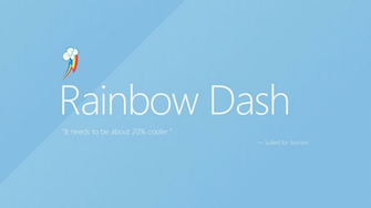 Rainbow Dash Windows By Adrianimpalamata
