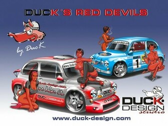 Ducks Cartoon Car Wallpaper Jpg
