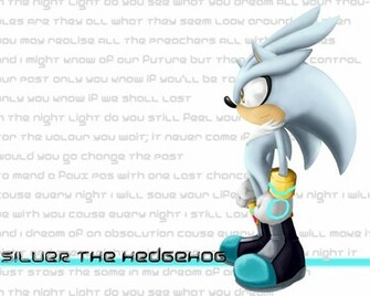 Silver The Hedgehog Wallpaper By Shoppaaaa