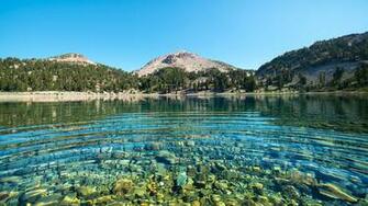 Lassen Volcanic Lake HD Wallpaper X