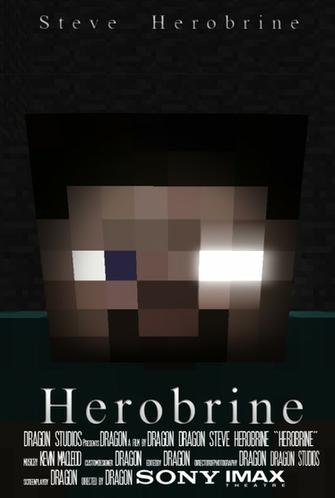 Herobrine Epic Minecraft Movie Poster Wallpaper And Art Mine
