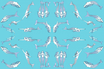 Vintage Mermaid Wallpaper Rmermaidtoile Png