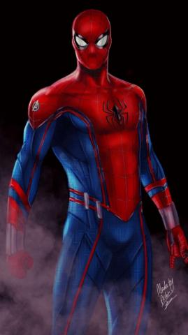 Avengers Spiderman iPhone Wallpaper Png Image Vector Psd