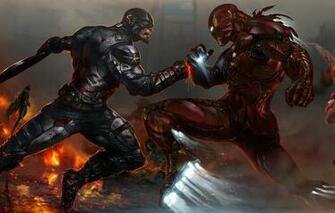 Wallpaper Civil War Marvel The First Avenger Captain