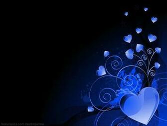 Blue Heart Background By Crystalthehedgehog18
